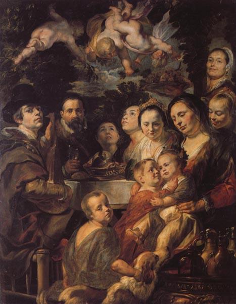 Jacob Jordaens Borthers,and Sisters France oil painting art
